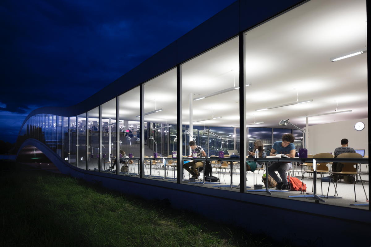 Le Rolex learning center à l'EPFL
