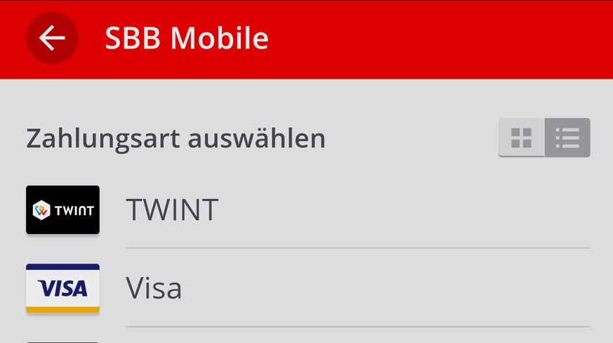 In der SBB-App kannst du jetzt mit Twint Tickets kaufen