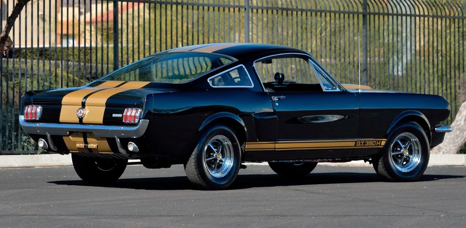 Shelby Mustang GT350H hertz mietauto 1966 auktion auto retro design https://www.mecum.com/