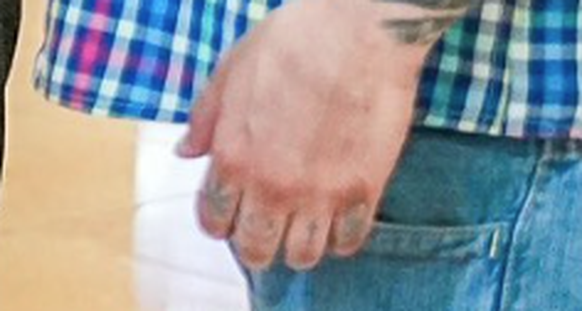 Kilmar Abrego Garcias Hand, 18. April 2025.