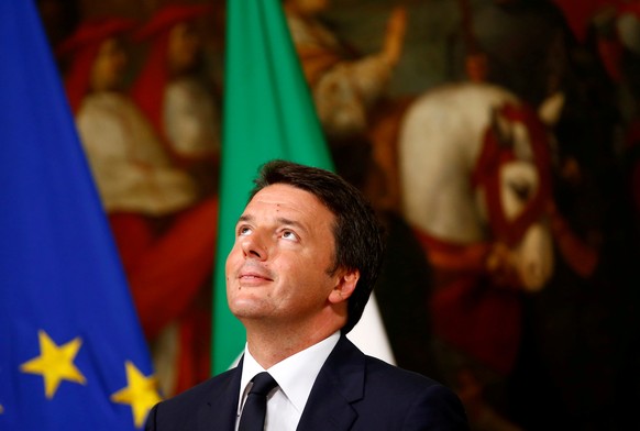Geht auf Konfrontationskurs mit Berlin: Italiens Premierminister Matteo Renzi.