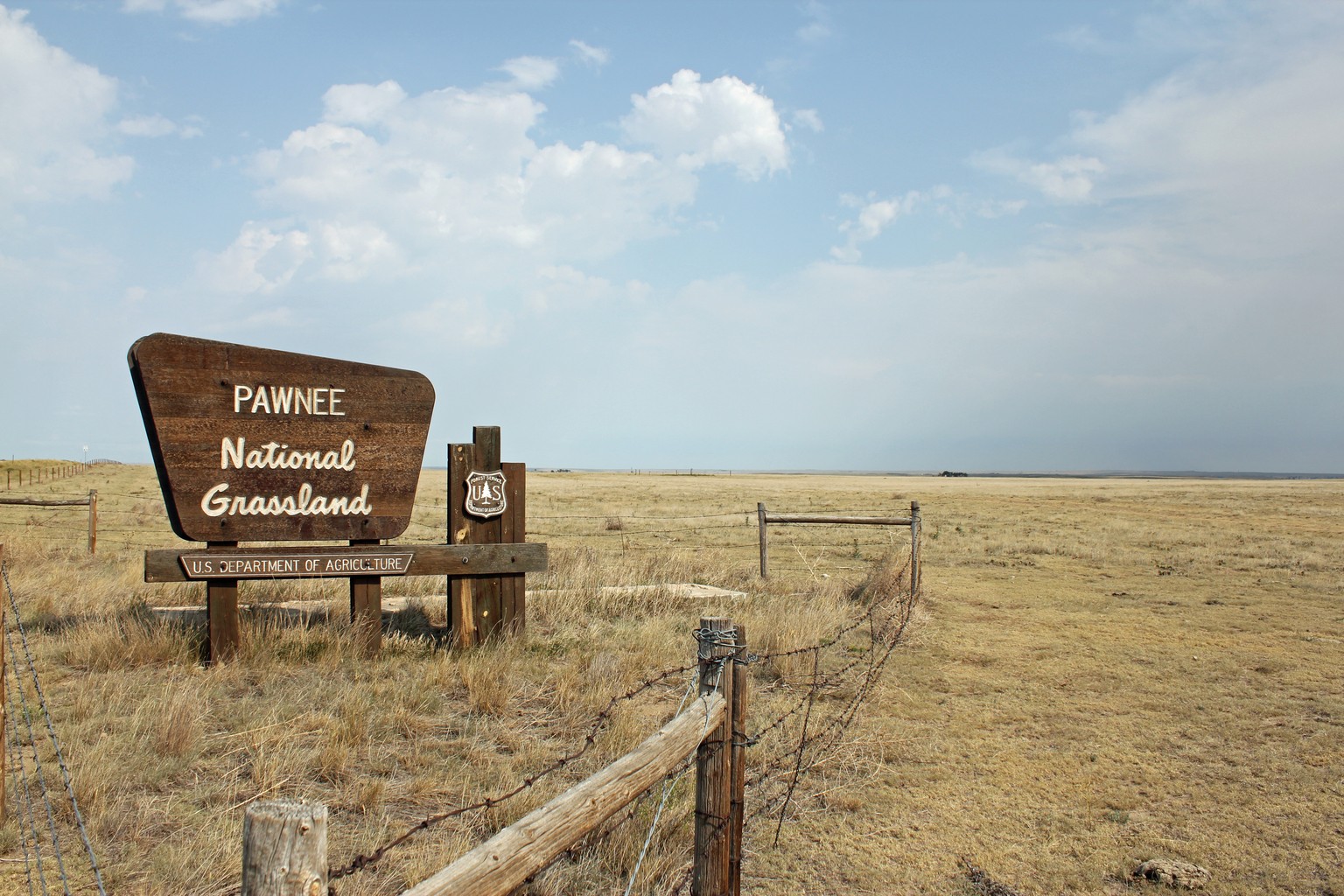 Das Pawnee National Grassland, ein hartes Pflaster für hungrige Hunde.