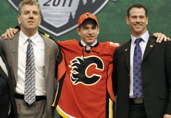 Sven Bärtschi beim NHL-Draft 2011.
