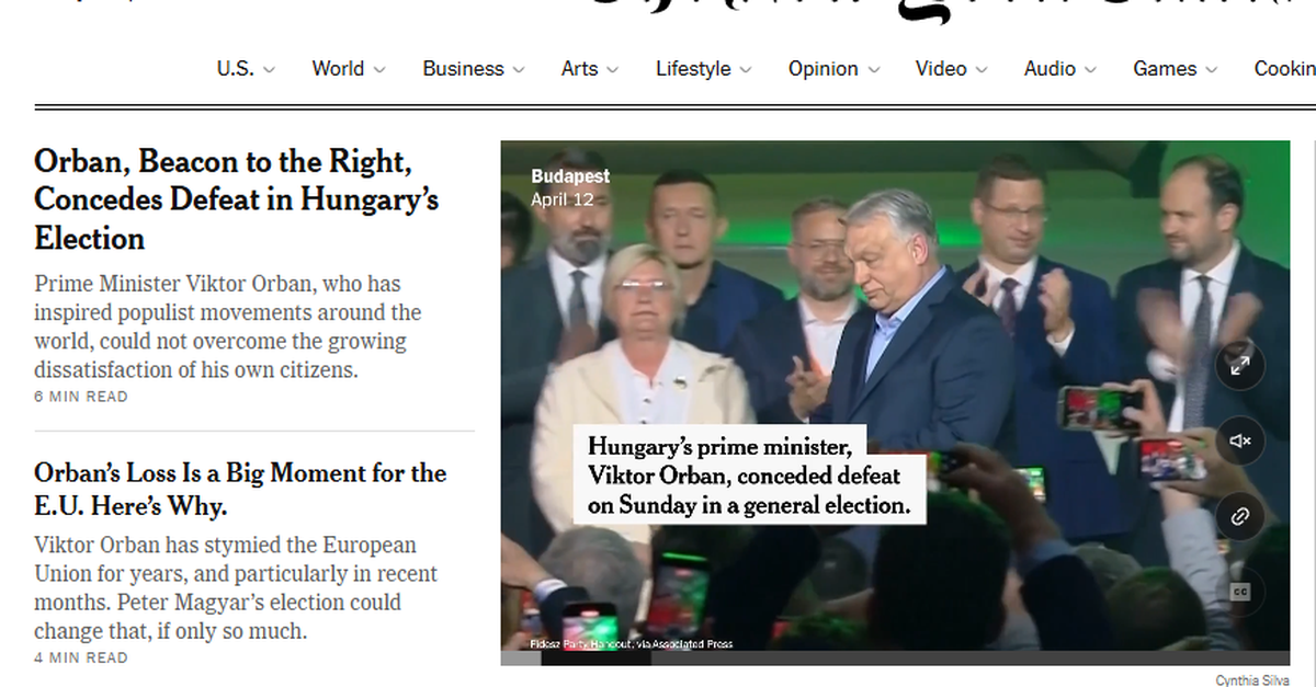 «Budapest versetzt Washington einen Schlag» – das schreibt die Presse zu Magyars Sieg