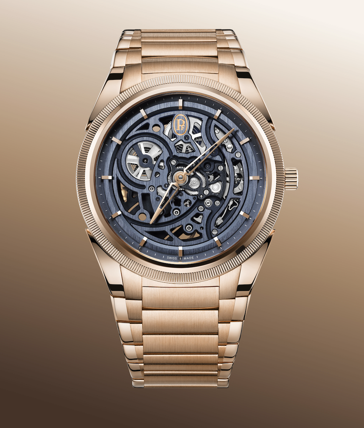 Parmigiani Fleurier dévoile la Tonda PF Skeleton Rose Gold Milano Blue, une montre suisse à 97 000 francs limitée à seulement 30 exemplaires.
