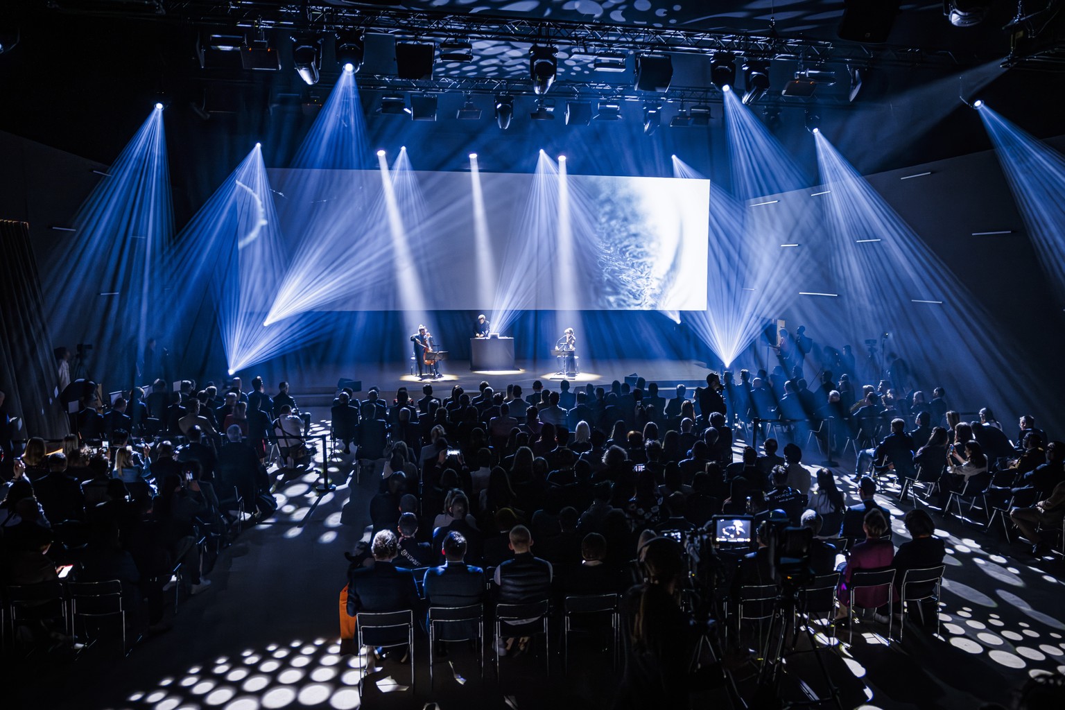 COMMERCIAL IMAGE, IMAGE DISTRIBUTED FOR WATCHES AND WONDERS GENEVA FOUNDATION, EDITORIAL USE ONLY - Official inauguration ceremony at Watches and Wonders GENEVA, in Geneva, Switzerland, Tuesday, April ...