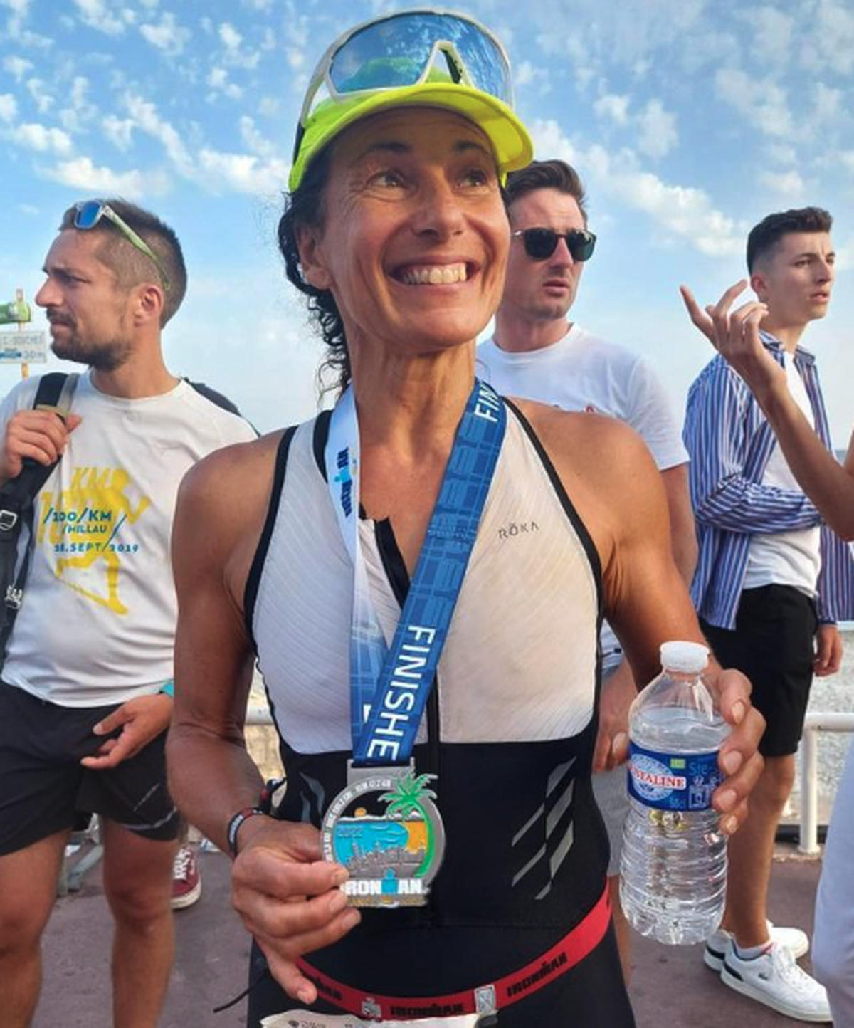 Loubna Freih est une triathlète de haut niveau.
