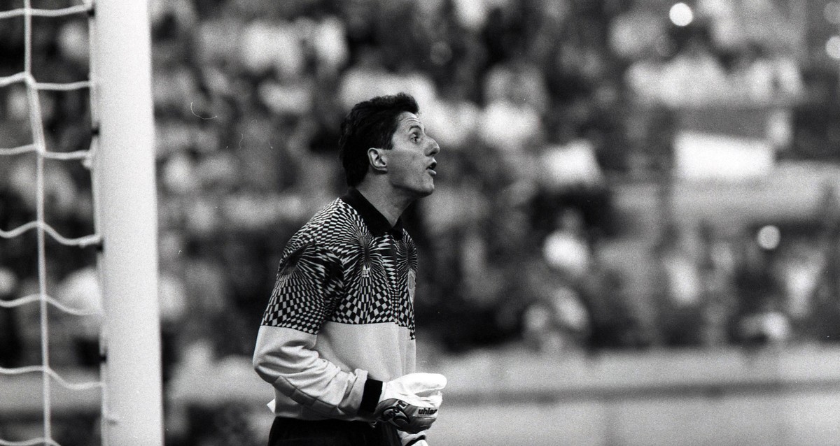 WM 1990 Deutschland - Jugoslawien Italien, Mailand, 10.06.1990, Fussball, FIFA WM 1990 in Italien, Vorrunde 1. Spieltag, DFB Deutschland - Jugoslawien 4:1: Tomislav Ivkovic Jugoslawien. *** World Cup  ...