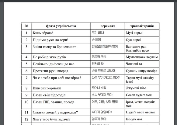 Flugblatt für ukrainische Soldaten zum Umgang mit feindlichen nordkoreanischen Soldaten.
