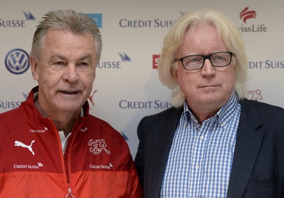 Ottmar Hitzfeld und Winnie Schäfer vor dem Direktduell am Freitag.