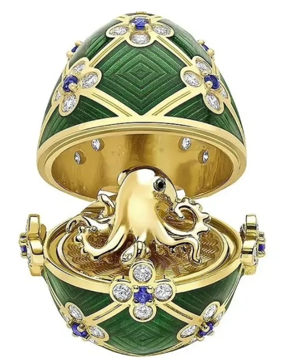 Das James Bond Octopussy-Ei von Fabergé: Ein Mann wollte es stehlen.