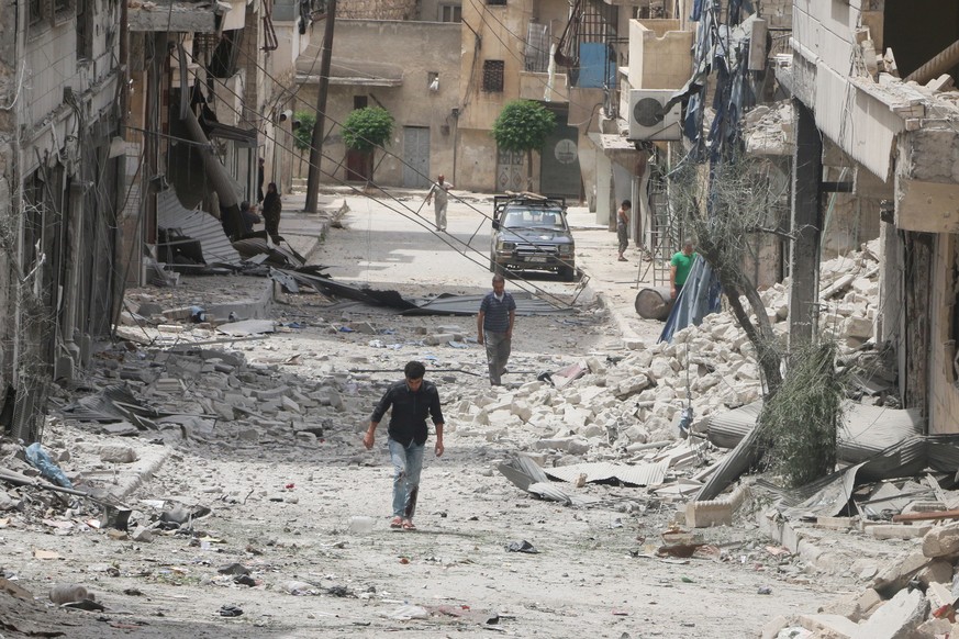 Zerstörte Stadt: Das Leben in Aleppo ist entsetzlich.&nbsp;