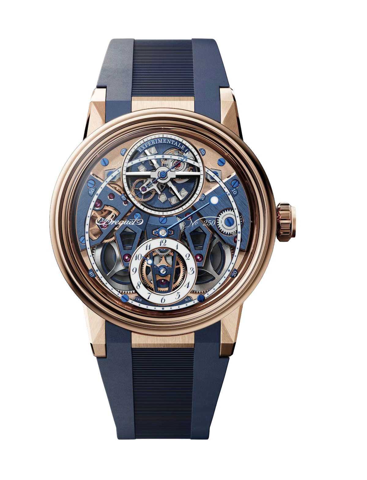 L'Experimentale est dotée du tout premier tourbillon à échappement magnétique à haute fréquence (10 Hz).