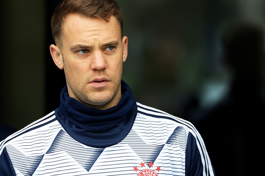 epa08259005 Bayern Munich&#039;s goalkeeper Manuel Neuer before the German Bundesliga soccer match between TSG 1899 Hoffenheim and Bayern Munich in Sinsheim, Germany, 29 February 2020. EPA/ARMANDO BAB ...