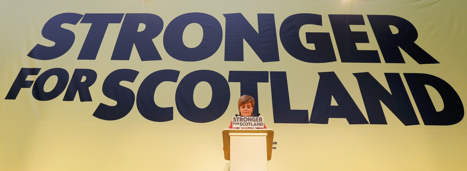 Nicola Sturgeon führt die schottischen Nationalisten zum Erfolg.&nbsp;