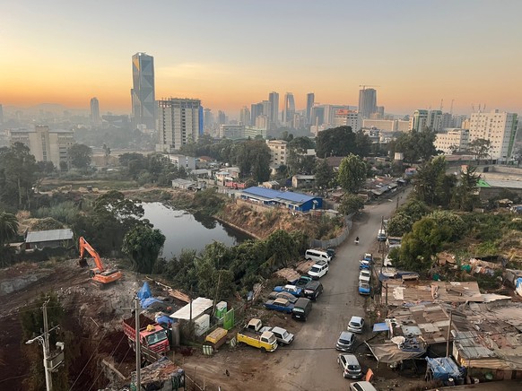 Addis Abeba, die Hauptstadt Äthiopiens.