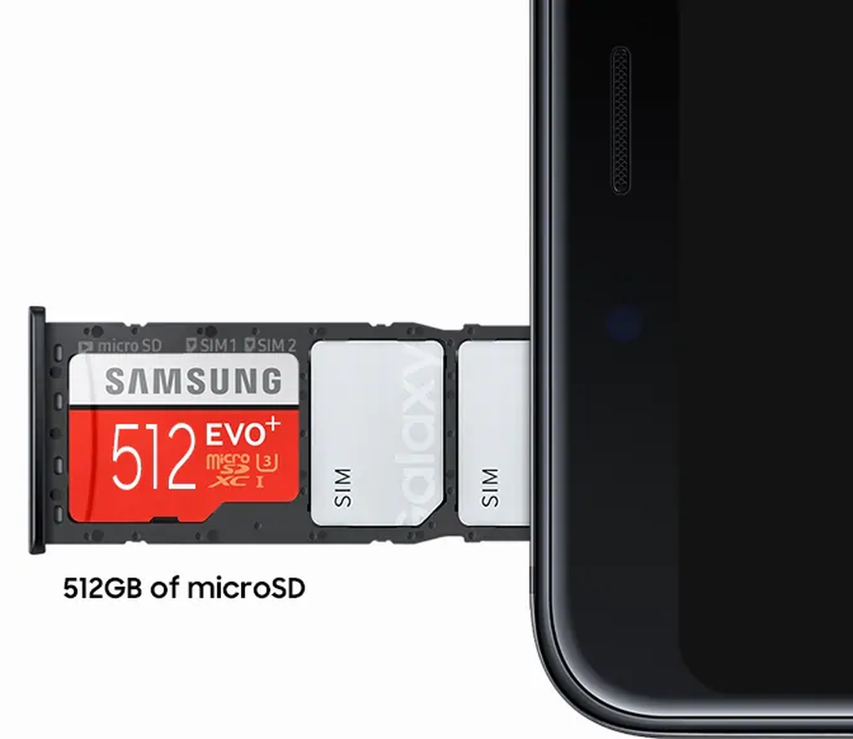 Das A9 hat 128 GB Speicherplatz, der sich per microSD-Karte um bis zu 512 GB erweitern lässt.&nbsp;