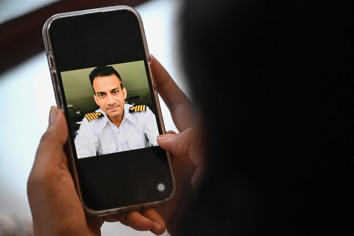 This photograph taken on August 14, 2026 shows Ritu Pant, wife of Indian merchant navy captain Ajay Pant, who remains in custody in Britain over sanctions-related offences linked to an alleged Russian ...