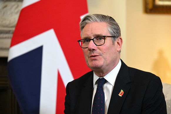 British Prime Minister Keir Starmer looks on during a meeting with General Secretary of the Communist Party of Vietnam To Lam, not pictured, at 10 Downing Street, London, Wednesday Oct. 29, 2025. (Leo ...