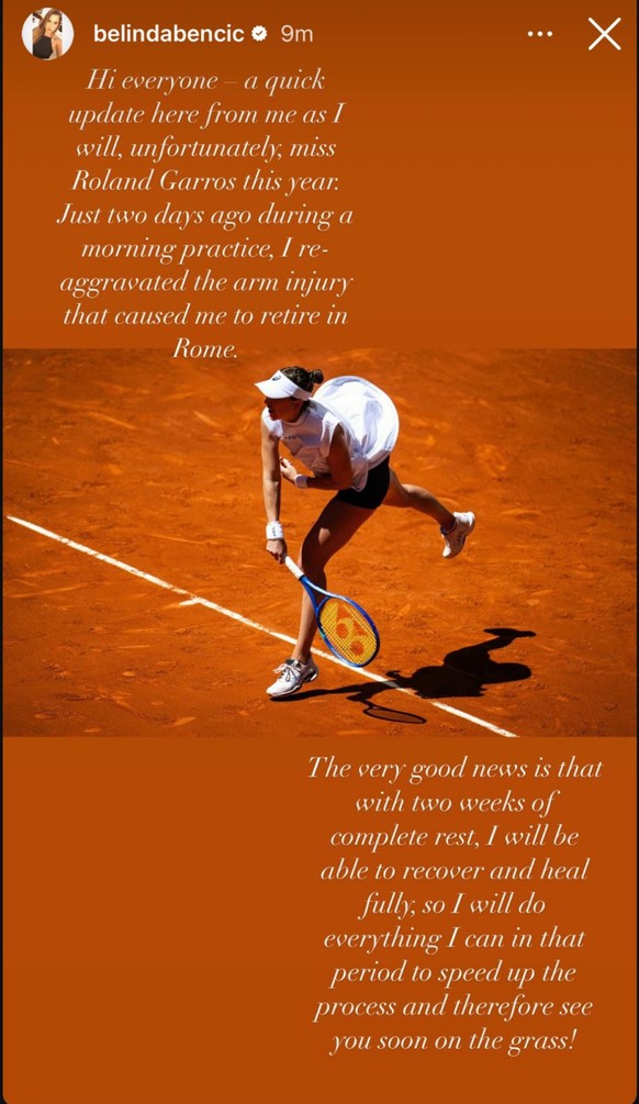 bencic verletzt