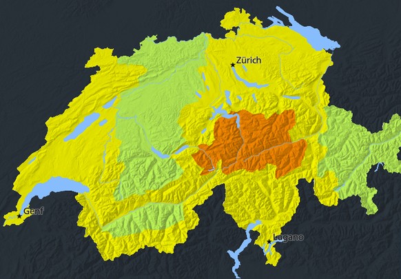 Regenwarnung Schweiz 22. September 2025