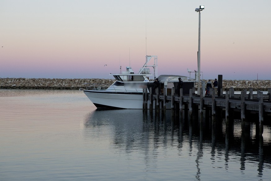 epa06402490 A handout photo made available by the Asutralian Federal Police shows a police operation that uncovered 1.2 tonnes of methamphetamine, seized at the port in Geraldton, Western Australia, A ...