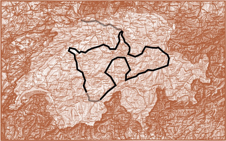 Alberts Tour Strecke