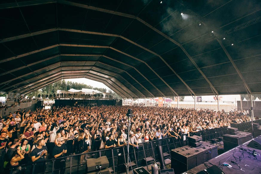 Backstage am Zürich Openair mit Benjamin Amaru