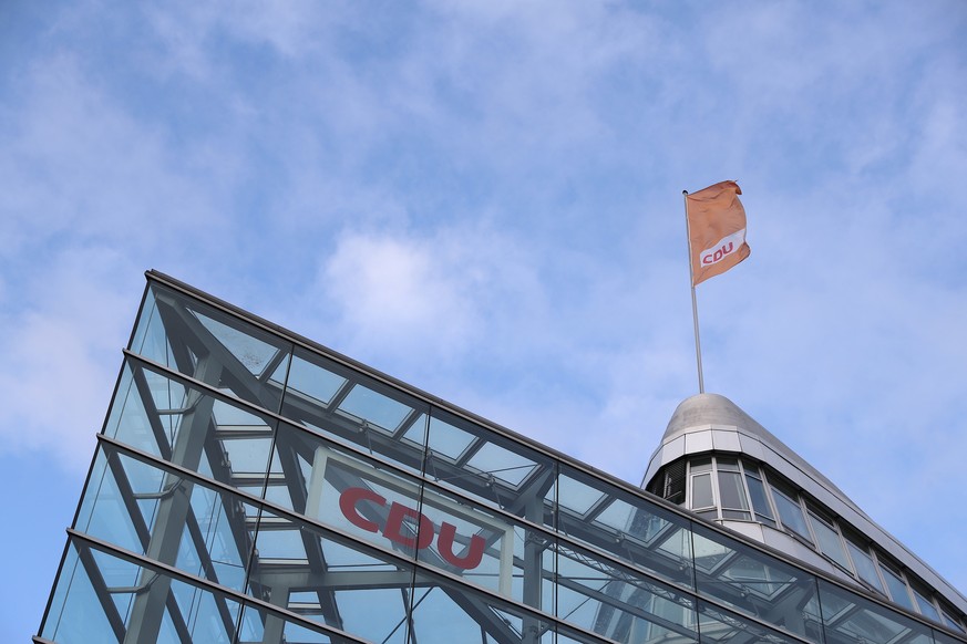 epa08225057 An exterior view shows the headquarters of the Christian Democratic Union (CDU) in Berlin, Germany, 18 February 2020. CDU chairwoman Annegret Kramp-Karrenbauer announced on 10 February her ...