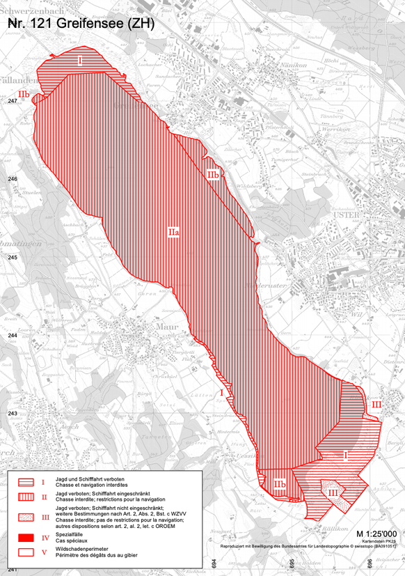 Obwohl der ganze Greifensee als Reservat gilt, wird heute bereits in gewissen Monaten das Paddling erlaubt.