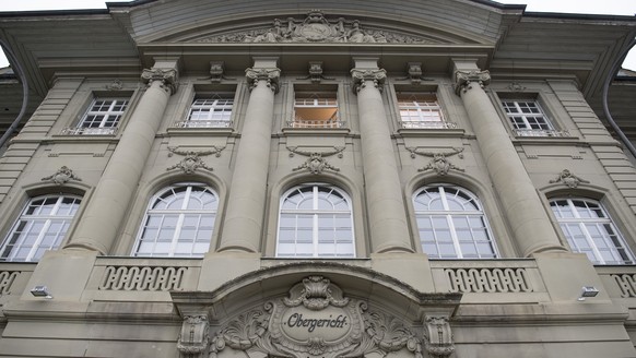 Sicht auf das Obergericht des Kantons Bern, am Donnerstag, 7. April 2016, in Bern. Ein Urteil des Berner Obergerichts im Prozess um den Mord an eine Callgirl in Langenthal wird heute erwartet. (KEYSTO ...