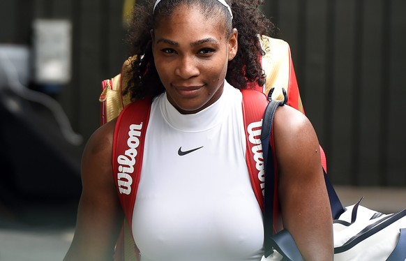 Serena Williams peilt in Wimbledon den Sieg an.