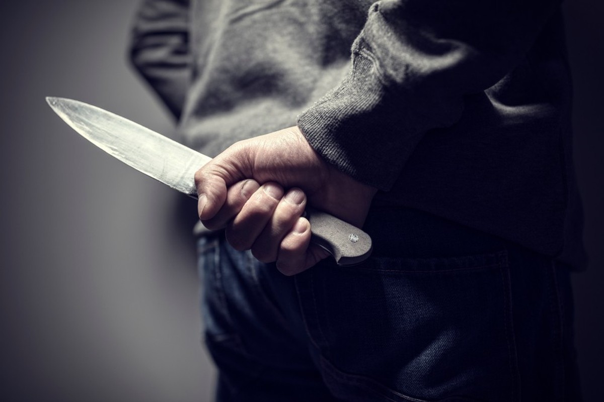 Erstochen Messer