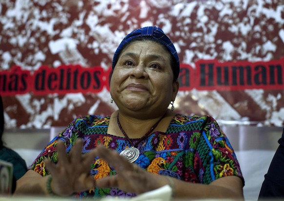 Friedensnobelpreisträgerin&nbsp;Rigoberta Menchú.