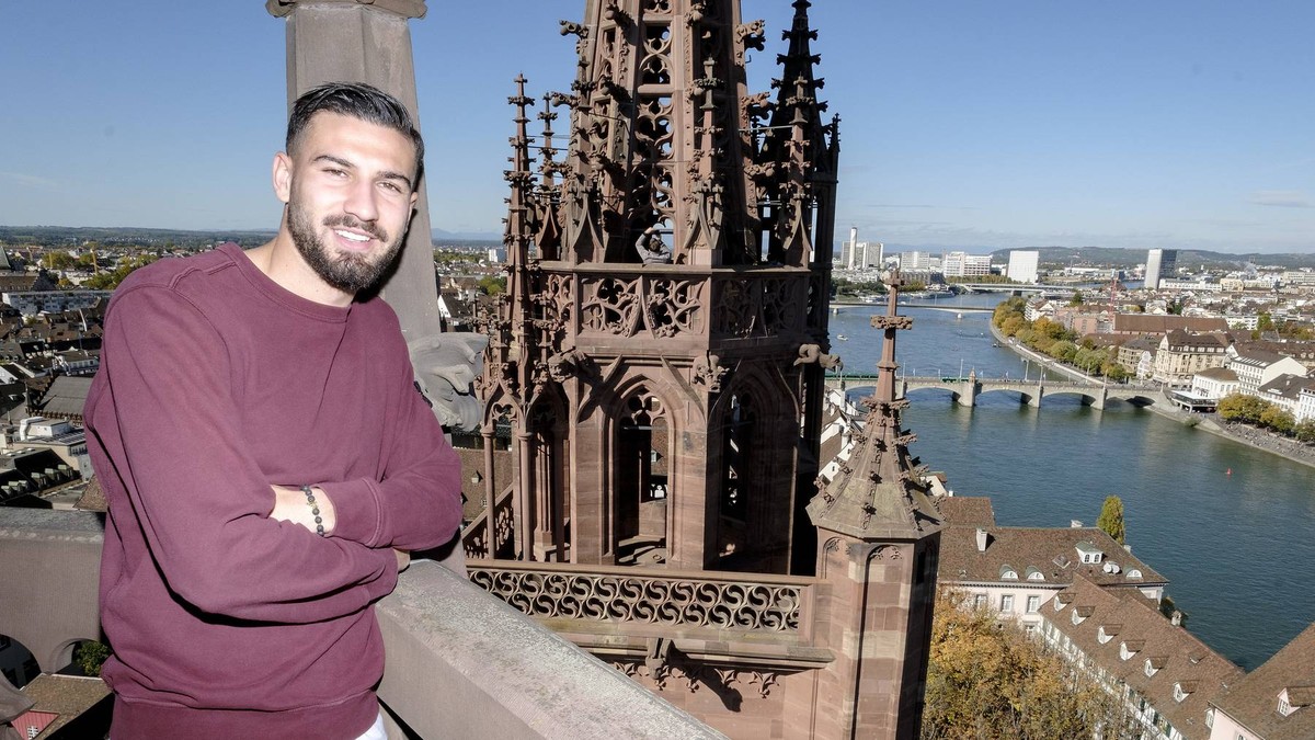 Kemal Adem auf dem Münsterturm.
