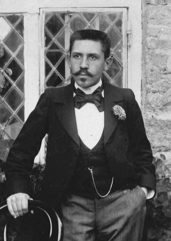 Der französische Physiker und Mathematiker Paul Langevin (1872–1946).