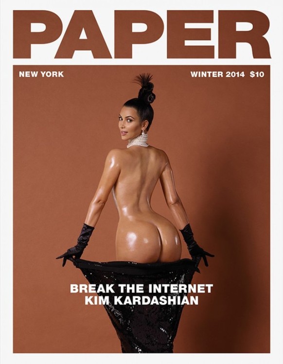 Gross und mächtig prangte er auf dem Cover vom «Paper Magazine».