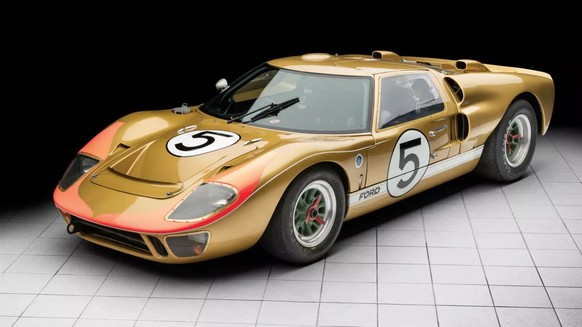 Vorbild: Ford GT40, Le-Mans-Sieger 1966.