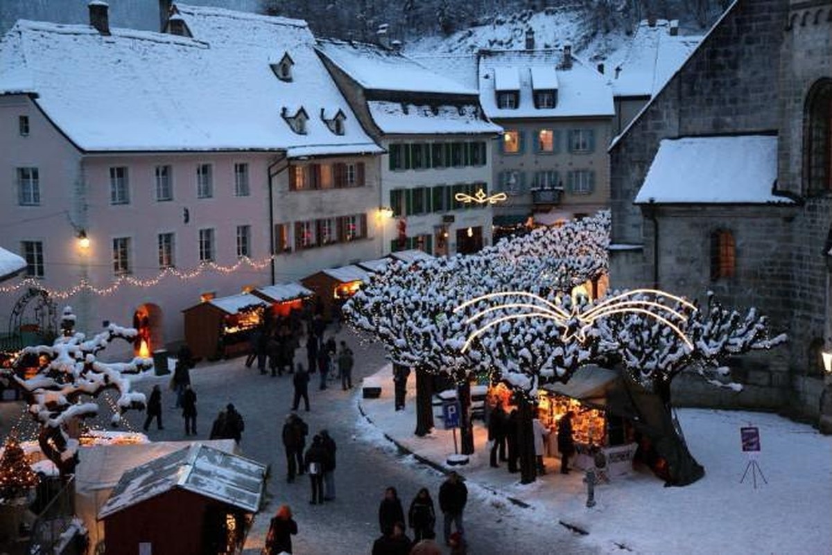 Marché de noel saint ursanne jura