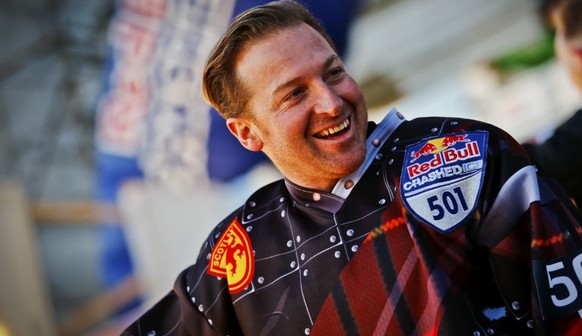Ex-Ski-Profi Alain Baxter nimmt ebenfalls am «Red Bull Crashed Ice» teil.