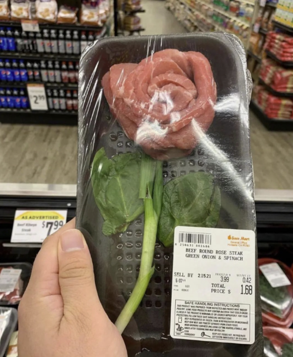 Die lustigsten Fails der Woche: Fleischrose