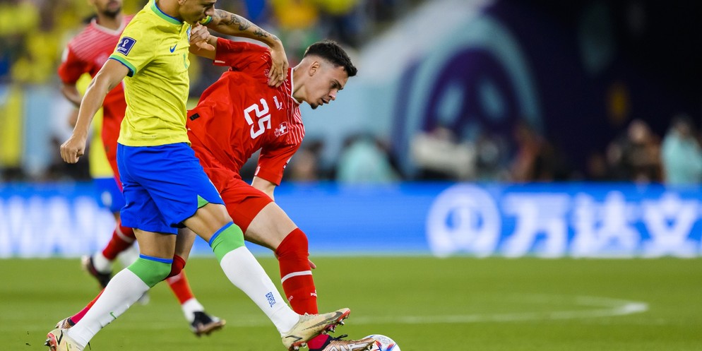 Im Spiel gegen Brasilien kam der YB-Spieler Fabian Rieder zu seinem zweiten Einsatz für die Schweizer Nati.