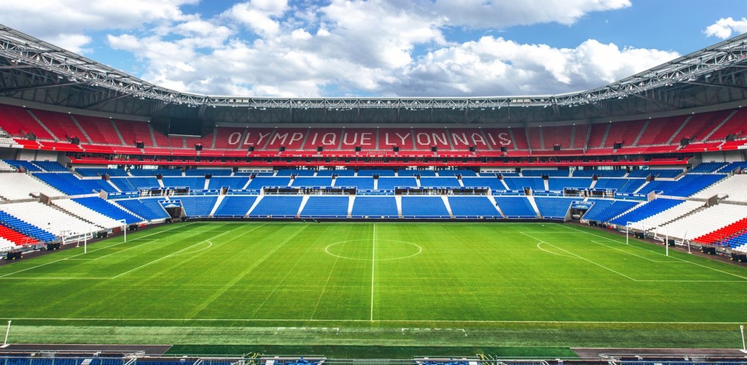 Stade de Lyon: Olympia 2024 in Paris. Fussball