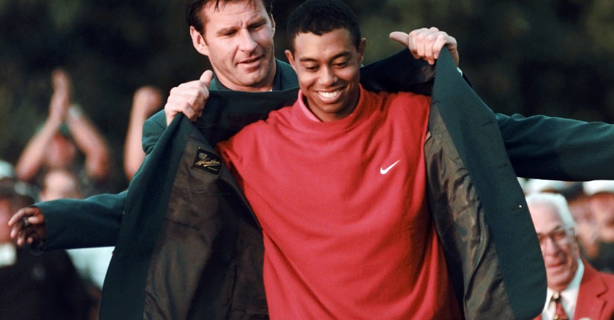 Ein Putting-Tipp vom Krankenbett macht Tiger Woods zum jüngsten Masters-Sieger