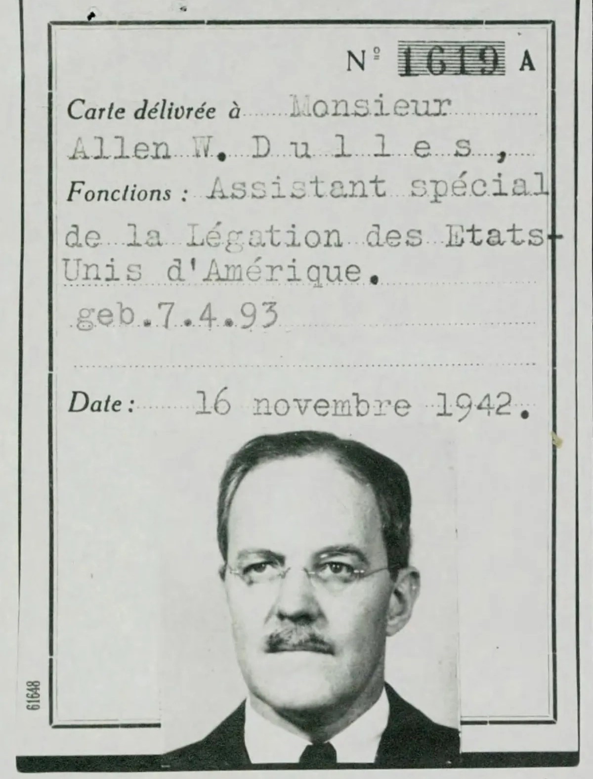 Carte diplomatique d’Allen Dulles, chef de l’OSS. Novembre 1942.
https://www.recherche.bar.admin.ch/recherche/recherche/#/fr/archive/unite/3602784