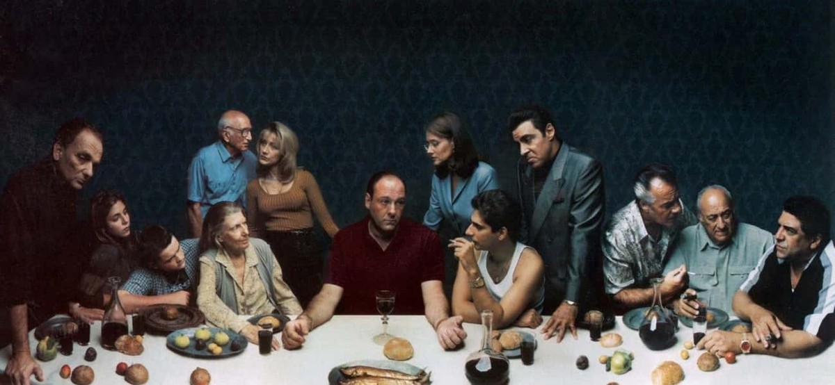 Pour la promo de la série Les Sopranos.