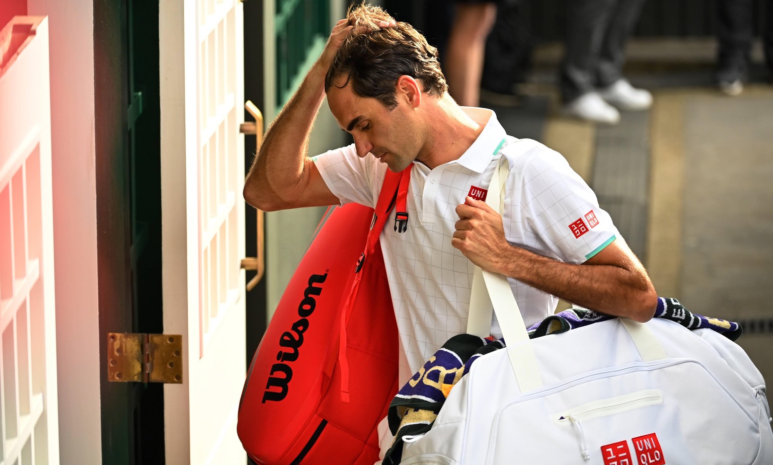 Der bislang letzte Satz in Federers Karriere endete in Wimbledon gegen Hubert Hurkacz mit 0:6.