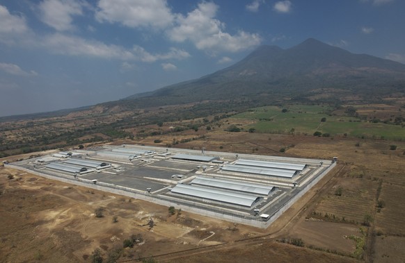 FILE - A mega-prison known as Detention Center Against Terrorism (CECOT) stands in Tecoluca, El Salvador, March 5, 2023. (AP Photo/Salvador Melendez, File)
Deportation Battle