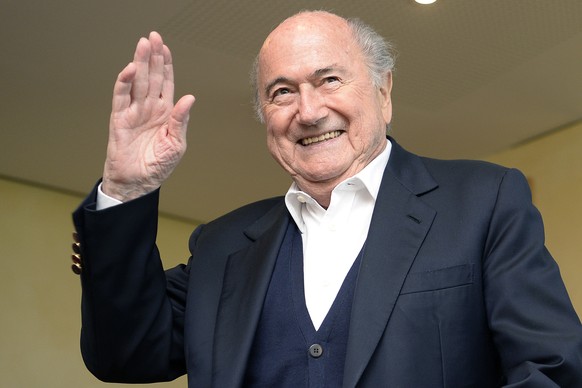 ARCHIV  ZUM KEYSTONE-SDA-INTERVIEW MIT JOSEPH «SEPP» BLATTER STELLEN WIR IHNEN FOLGENDES BILDMATERIAL ZUR VERFUEGUNG - Der ehemalige FIFA Praesident Sepp Blatter bei der Praesentation seines Buches & ...