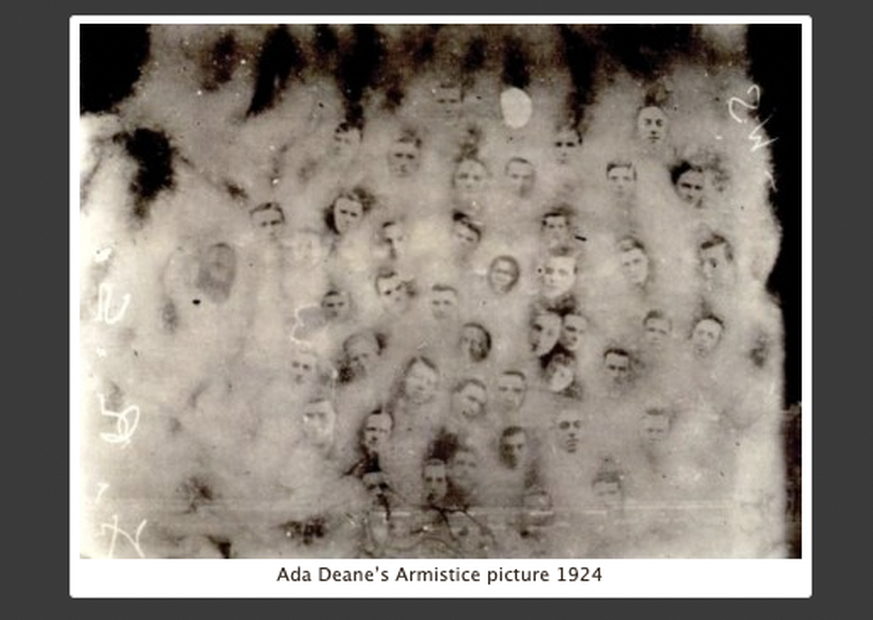 Die angeblich verstorbenen Soldaten auf Deanes Bild.